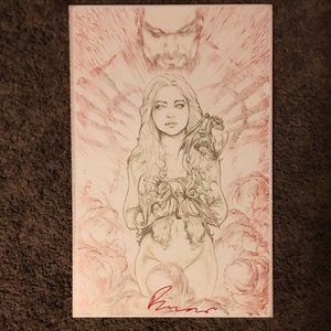 NEW, SIGNED Dany, Dragons, and Drogo (Game of Thrones) Print